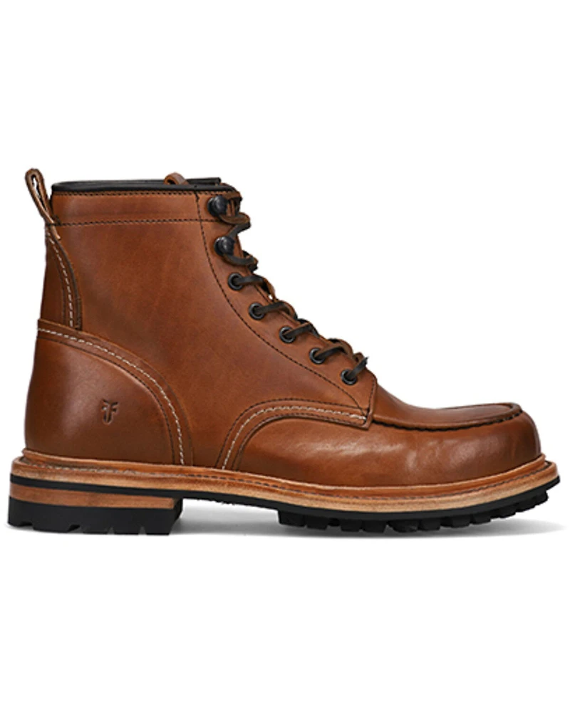 Frye Men's Hudson Lace-Up Work Boots - Round Toe