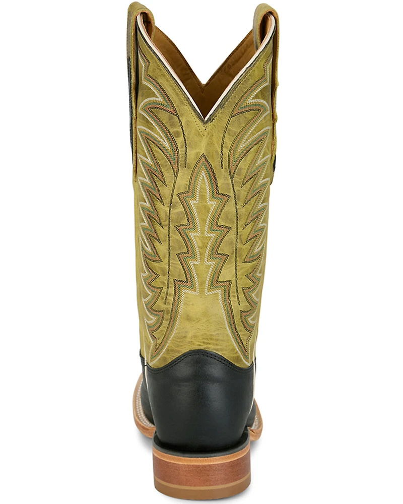 Justin Men's Burchett Western Boots - Broad Square Toe