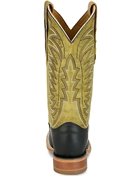Justin Men's Burchett Western Boots - Broad Square Toe