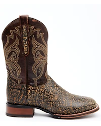 Dan Post Men's Elephant Print Western Performance Boots - Broad Square Toe