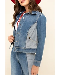 Lee Women's Contrast Denim Seamed Jacket