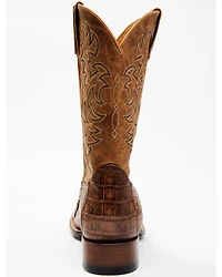 Cody James Men's Nuez Exotic Caiman Skin Western Boots - Broad Square Toe