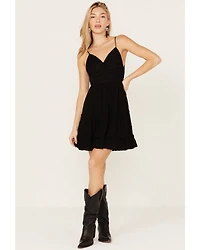 Shyanne Women's Lace Crochet Mini Dress