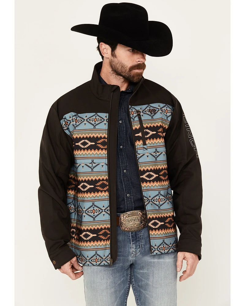 Cinch Men's Blocked Southwestern Softshell Jacket