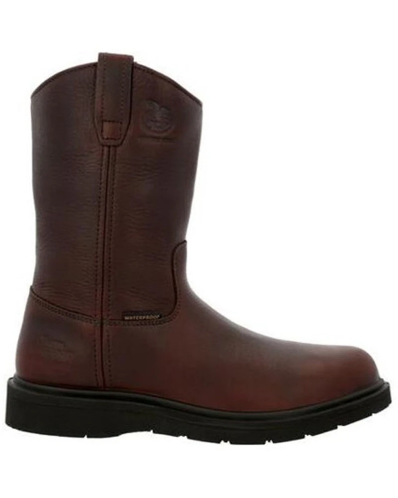 Georgia Boot Men's Suspension Waterproof Western Work Boots - Soft Toe