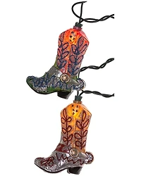 Kurt Adler Cowboy Boot String Light Set; received 6.13km