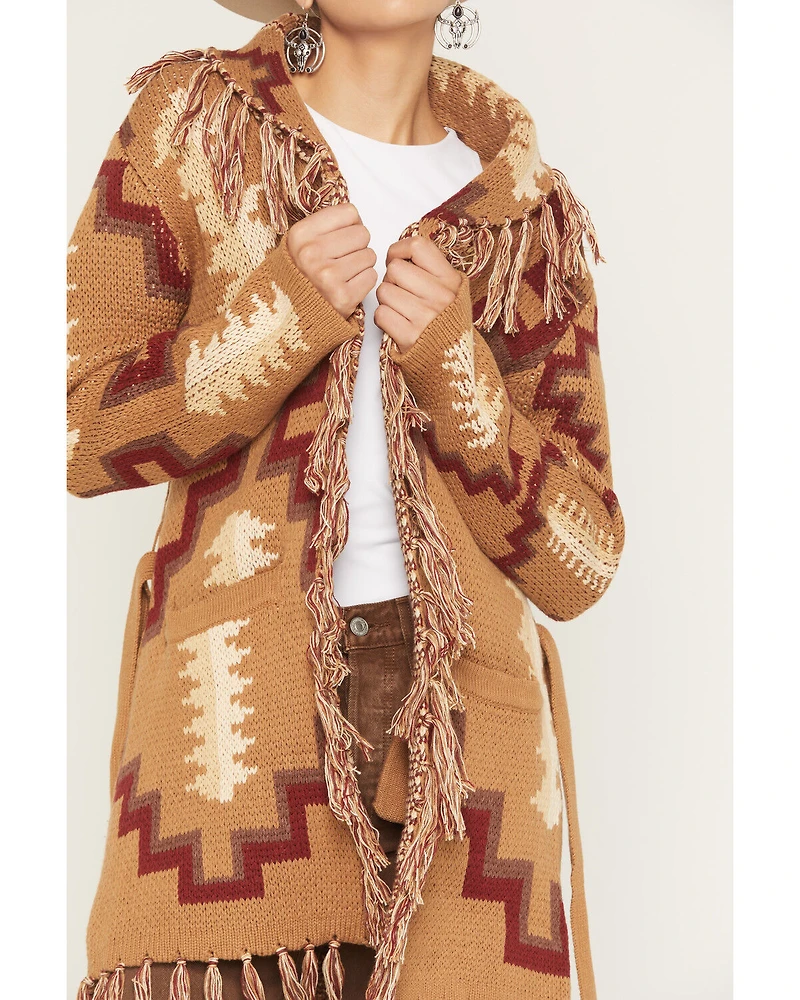 Tasha Polizzi Women's August Southwestern Print Cardigan
