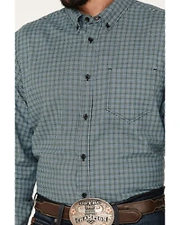 Cody James Men's Small Plaid Button Down Western Shirt