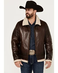 Scully Men's Sherpa Lined Leather Jacket