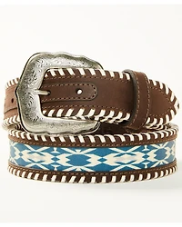RANK 45® Men's Dallas Southwestern Print Inlay Belt
