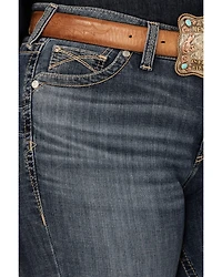 Ariat Women's Medium Wash Perfect Rise Phoebe Stretch Bootcut Jeans - Plus