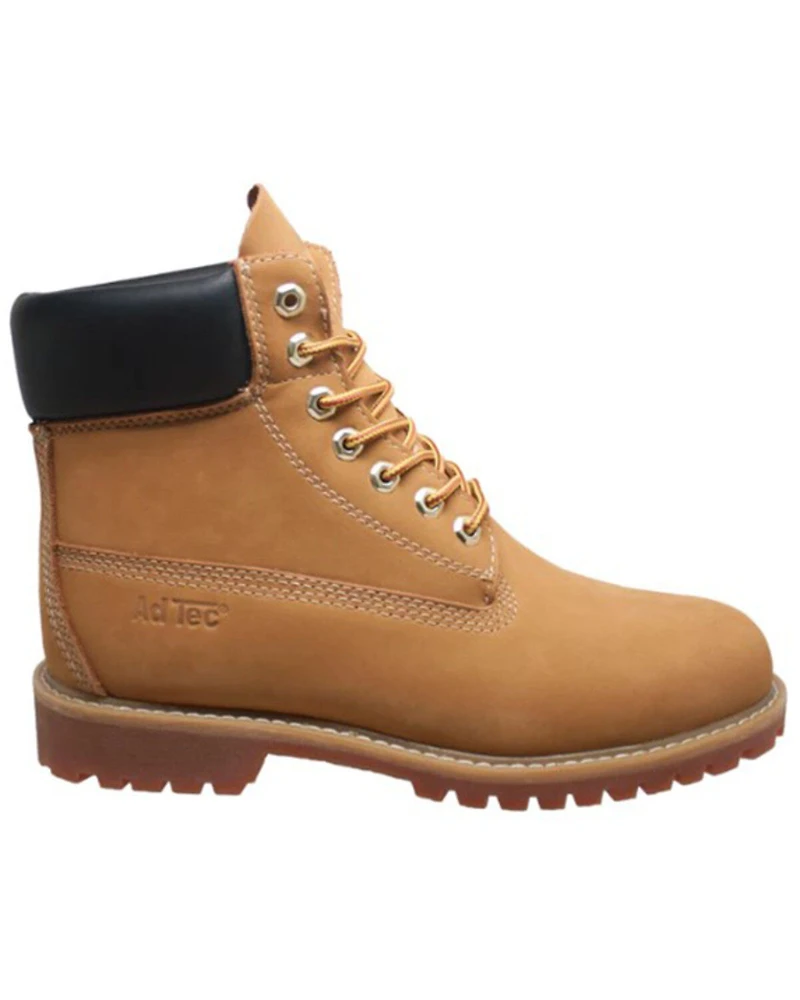 AdTec Women's 6" Waterproof Work Boots - Steel Toe