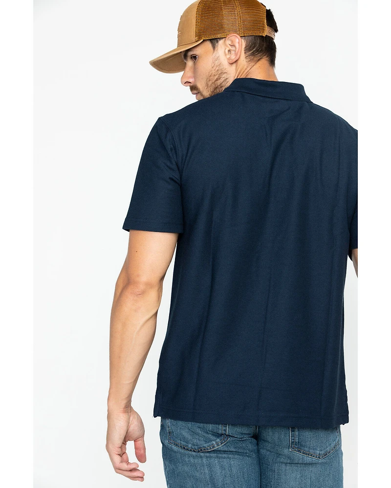 Carhartt Men's Contractor's Pocket Short Sleeve Polo Work Shirt - Big & Tall