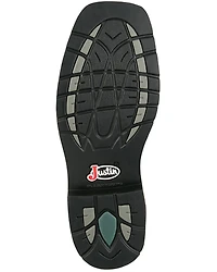 Justin Men's 11" Stampede Widowmaker Waterproof Pull-On Work Boots - Steel Toe