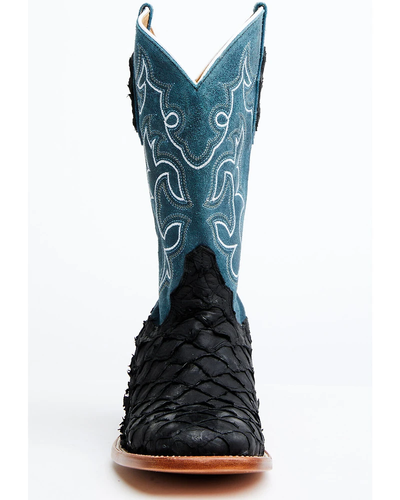 Cody James Men's Pirarucu Soul Western Exotic Boot - Broad Square Toe
