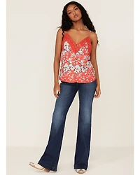 Miss Me Women's Floral Lace Cami