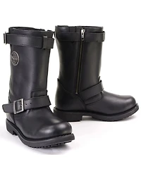 Milwaukee Leather Women's 11" Classic Engineer Motorcycle Boots - Round Toe