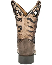 Smoky Mountain Little Girls' Safari Western Boots - Broad Square Toe