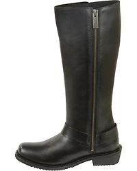 Milwaukee Leather Women's 14" Full Lacing Classic Harness Boots - Square Toe
