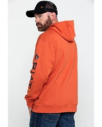 Ariat Men's Volcanic Heather Rebar Graphic Hooded Work Sweatshirt