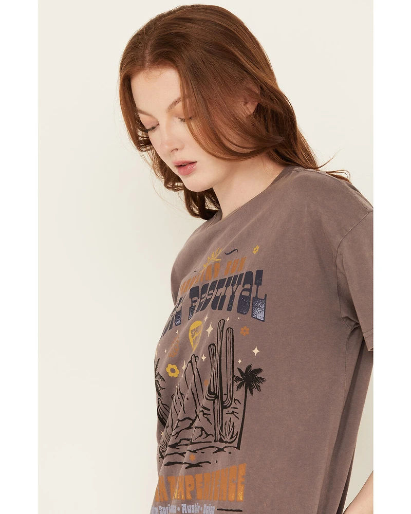 Cleo + Wolf Women's Music Festival Oversized Graphic Tee