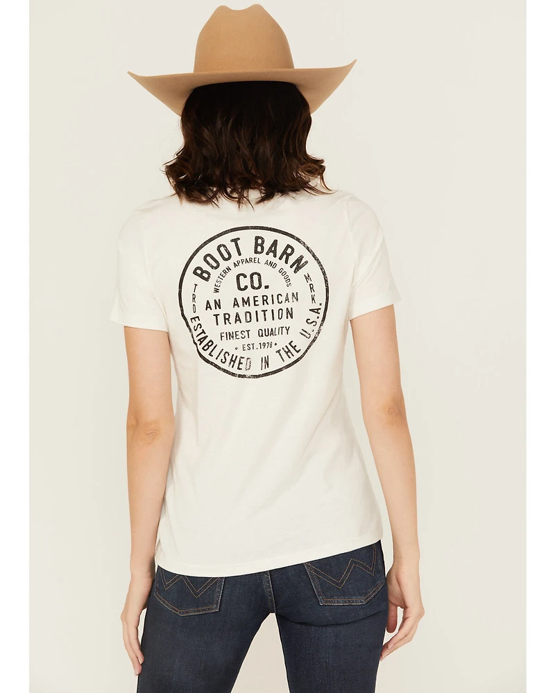 Boot Barn Women's An American Tradition Short Sleeve Fitted Graphic Tee
