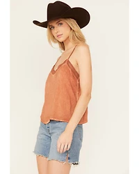 Wild Moss Women's Lace Trim Cami