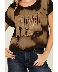 Ariat Women's Rodeo USA Bleached Short Sleeve Graphic Tee
