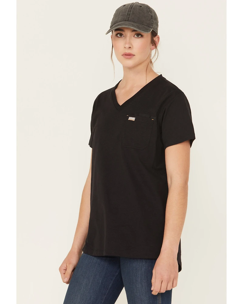 Ariat Women's Rebar Workman Rose Short Sleeve Graphic Work Tee