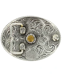 Cody James Men's Antiqued Oval Louisiana Belt Buckle
