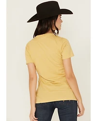 Ariat Women's Boot Barn Exclusive Cow Print Logo Short Sleeve Graphic Tee