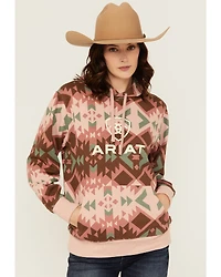 Ariat Women's Boot Barn Exclusive Southwestern Print Logo Hoodie