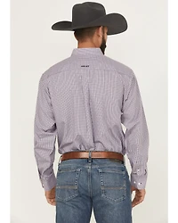 Ariat Men's Roger Plaid Print Long Sleeve Button-Down Western Shirt