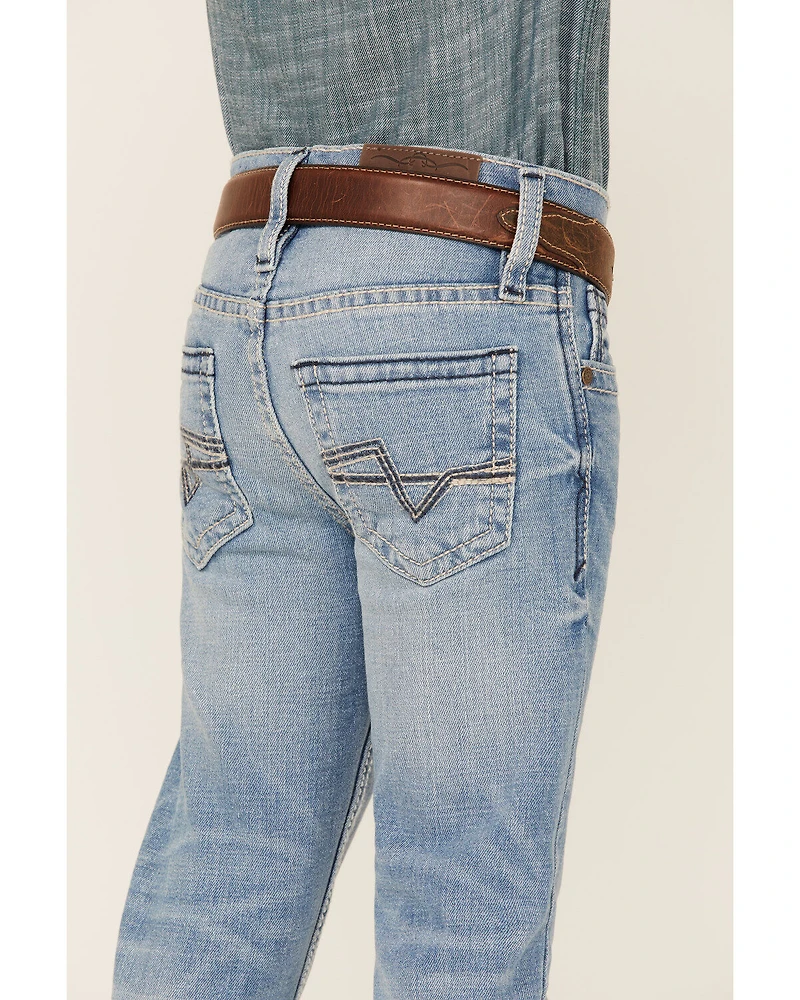Cody James Little Boys' Flint Light Wash Stretch Slim Straight Jeans - Sizes 4-8