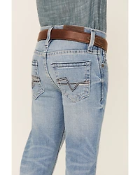 Cody James Little Boys' Flint Light Wash Stretch Slim Straight Jeans - Sizes 4-8