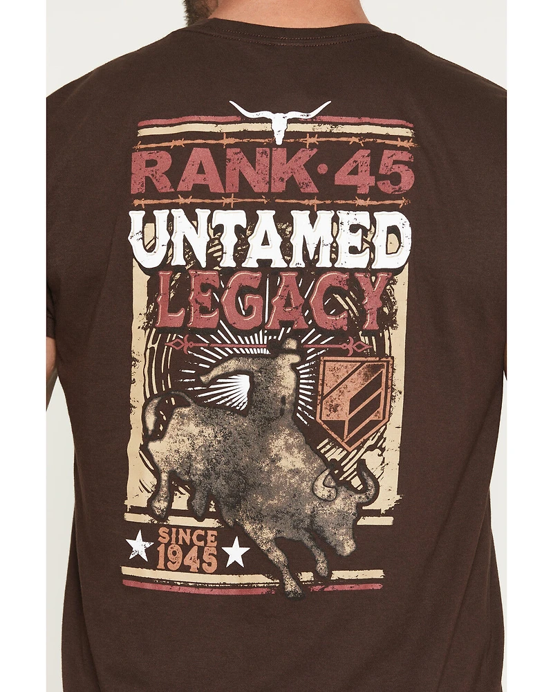 RANK 45® Men's Untamed Legacy Short Sleeve Graphic T-Shirt