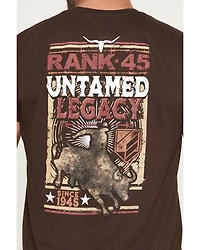 RANK 45® Men's Untamed Legacy Short Sleeve Graphic T-Shirt