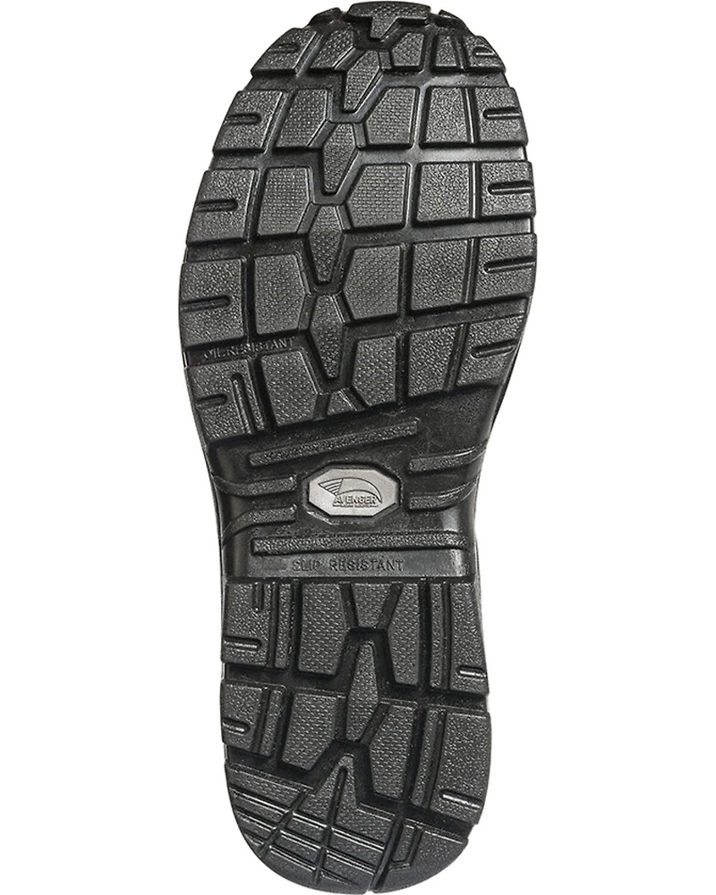 Avenger Women's Comp Toe 10" Wellington Work Boots