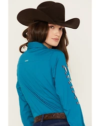 Ariat Women's Team Kirby Long Sleeve Button Down Stretch Western Shirt