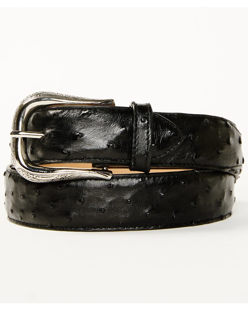 Cody James Black 1978™ Men's Dawson Exotic Full Quill Ostrich Leather Belt