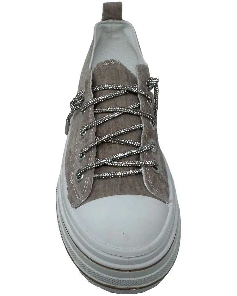 Very G Women's Aman Velvet Casual Sneakers