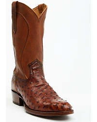 Cody James Black 1978® Men's Chapman Exotic Full-Quill Ostrich Western Boots - Round Toe