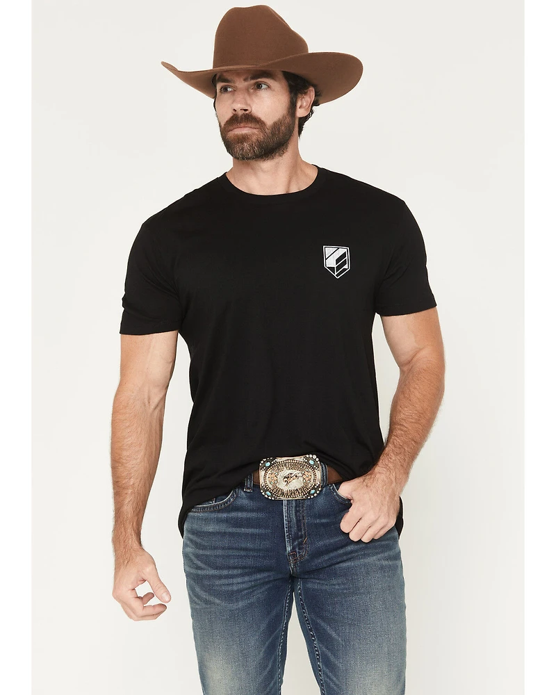 RANK 45® Men's USA Bull Short Sleeve Graphic T-Shirt