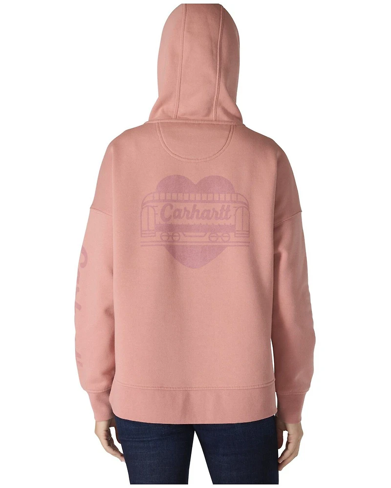 Carhartt Women's Oversized Midweight Graphic Work Hoodie