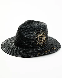 Shyanne Women's Celestial Sunshine Straw Western Fedora