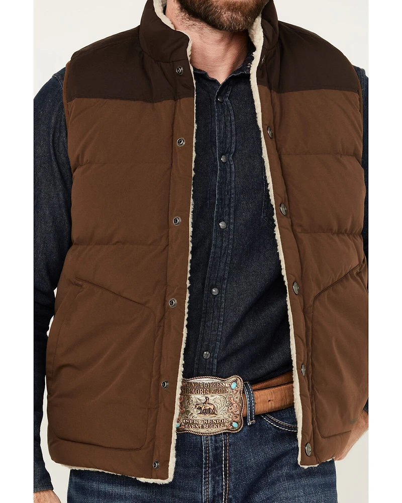 Brothers and Sons Men's Upland Reversible Sherpa Down Vest