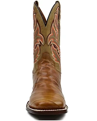 Dan Post Men's Eel Exotic Western Boots - Broad Square Toe