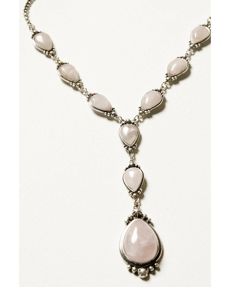 Shyanne Women's Moonbeam Stone Drop Necklace