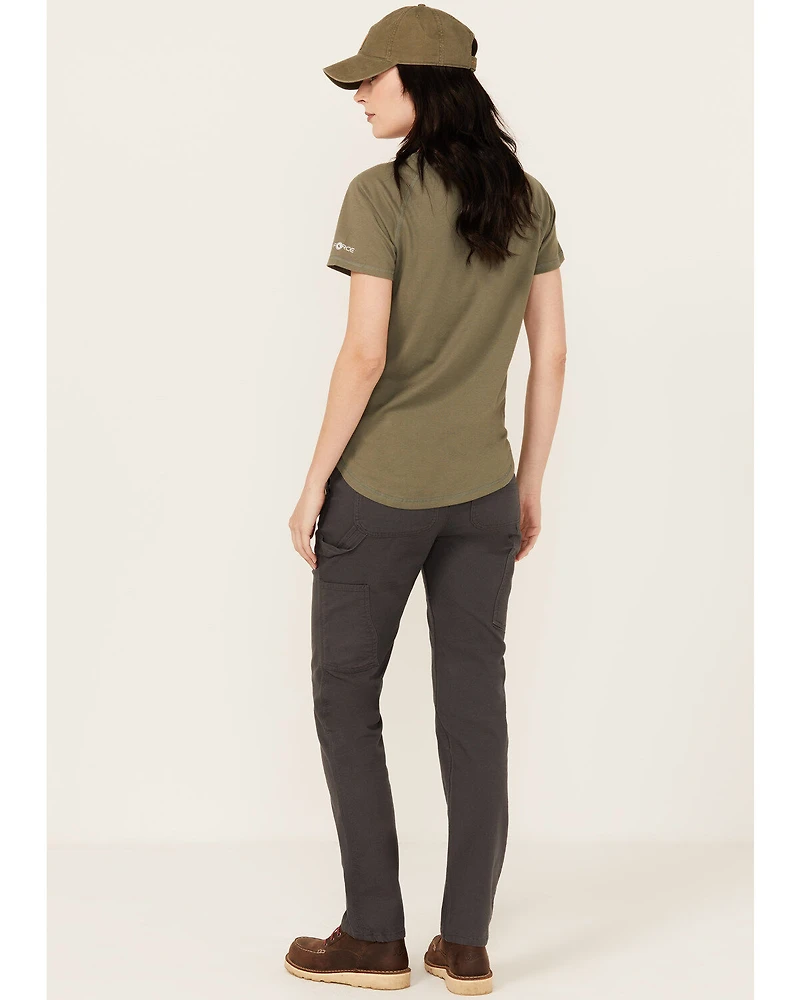 Carhartt Women's Rugged Flex® Relaxed Fit Canvas Stretch Work Pants