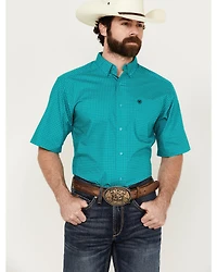 Ariat Men's Judd Geo Print Short Sleeve Button-Down Western Shirt